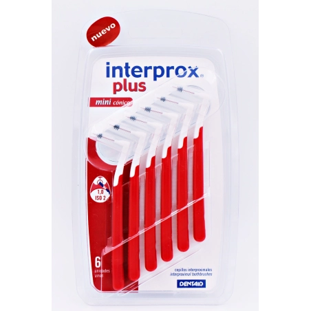 Interprox Plus Mini Cónico 6 cepillos interproximales