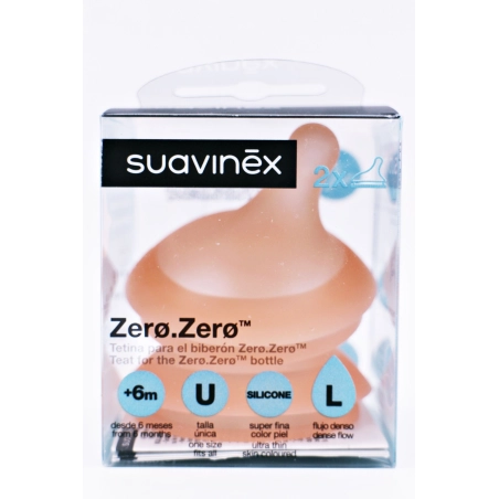 suavinex tetina zero·zero flujo denso