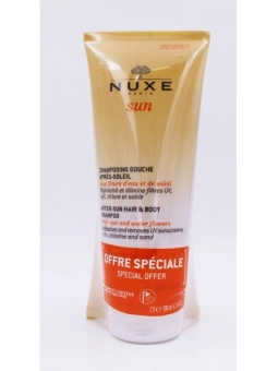 nuxe sun duplo champu-gel de ducha aftersun 2x200 ml