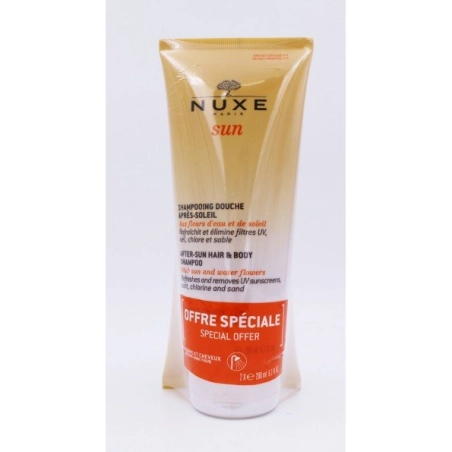 nuxe sun duplo champu-gel de ducha aftersun 2x200 ml