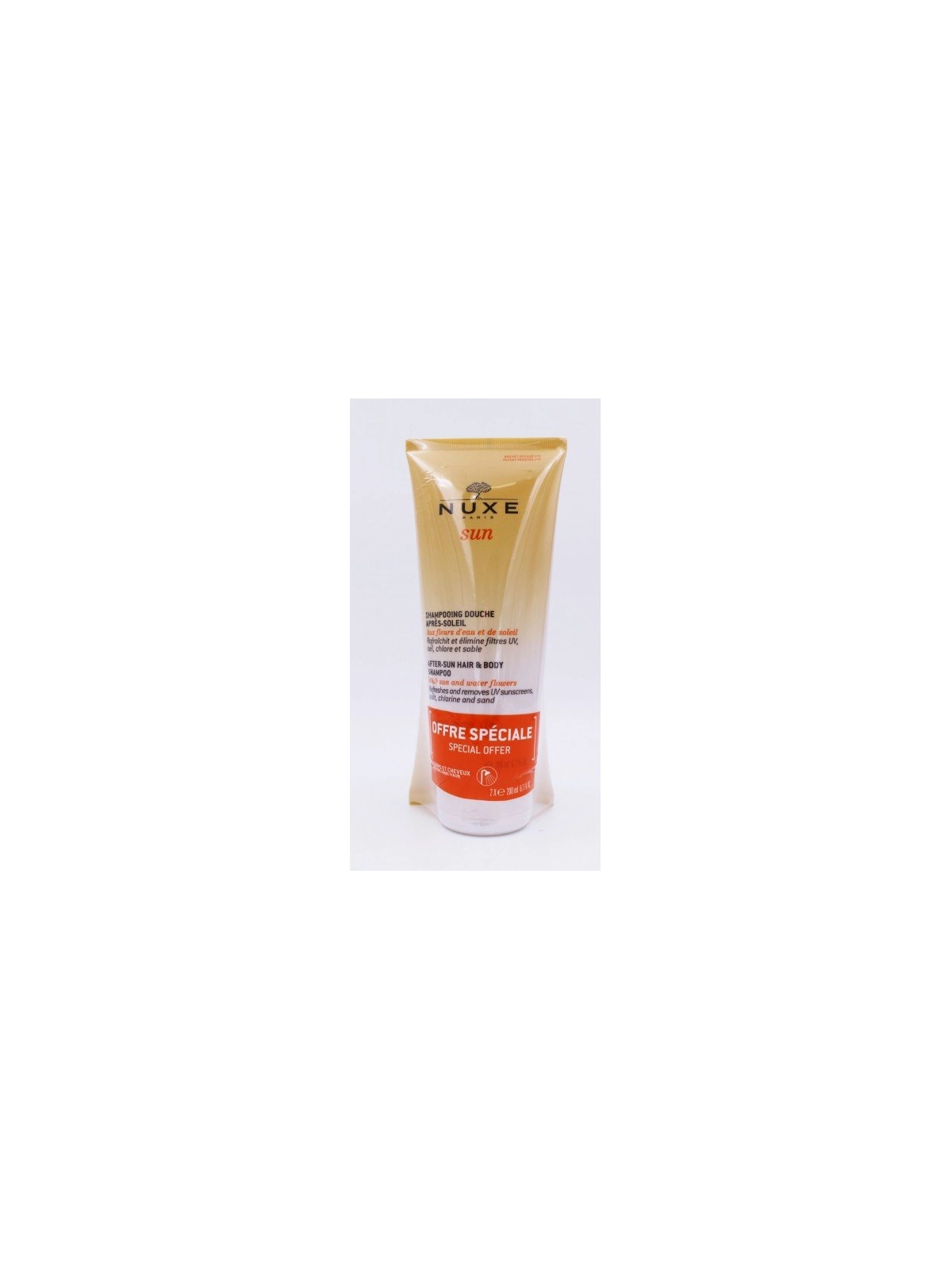 nuxe sun duplo champu-gel de ducha aftersun 2x200 ml