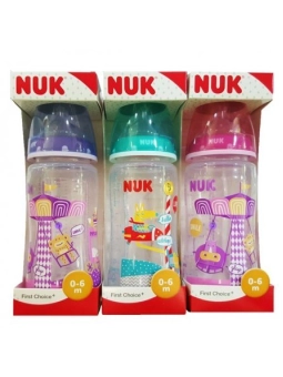 nuk biberon silicona fantasy 0-6m 300 ml