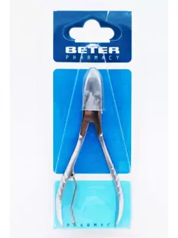 beter alicate manicura uñas cromado 10,3cm