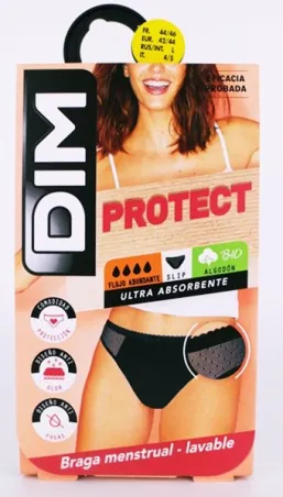 Braga Menstrual Lavable Boxer Flujo Abundante L