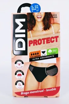 Braga Menstrual Lavable Slip Encaje Flujo Abundante S