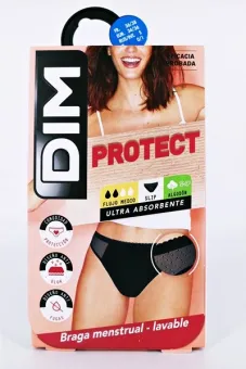 Braga Menstrual Lavable Slip Encaje Flujo Medio S