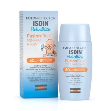 Fotoprotector Isdin Pediatrics Fusión Fluid Mineral Baby Spf50