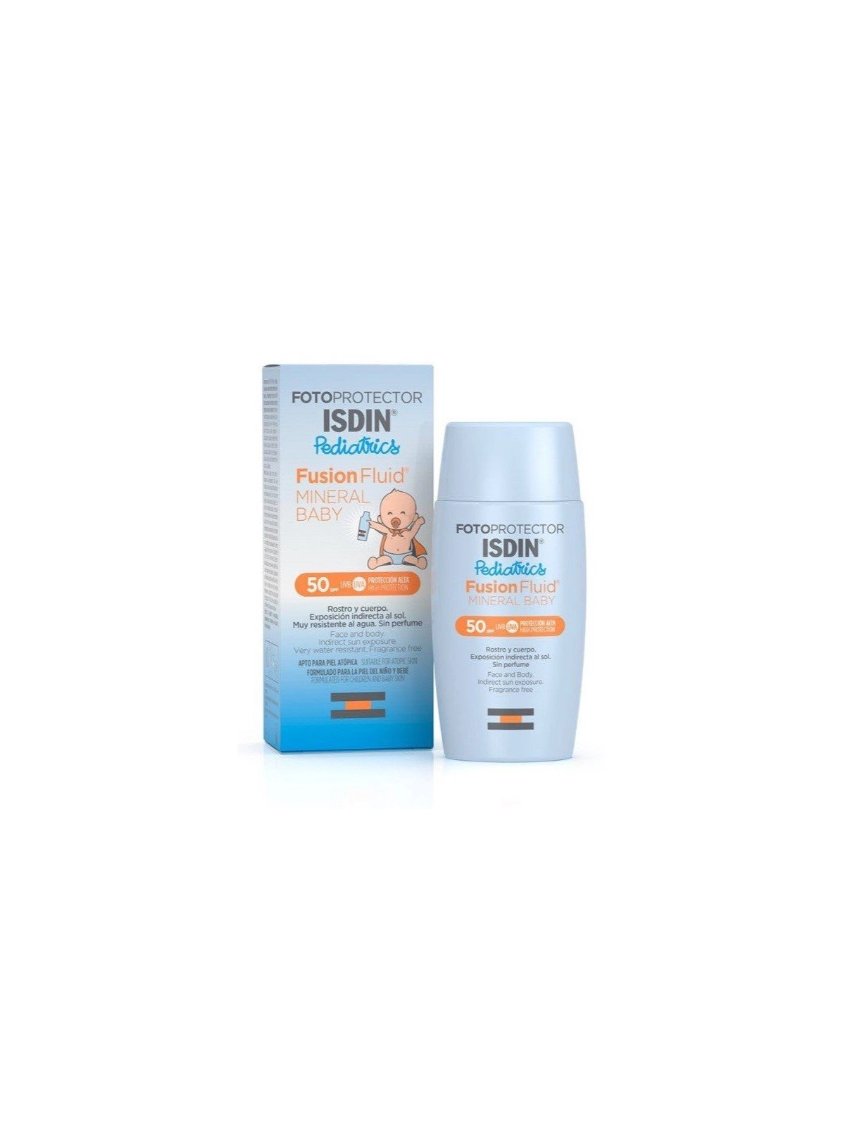 Fotoprotector Isdin Pediatrics Fusión Fluid Mineral Baby Spf50