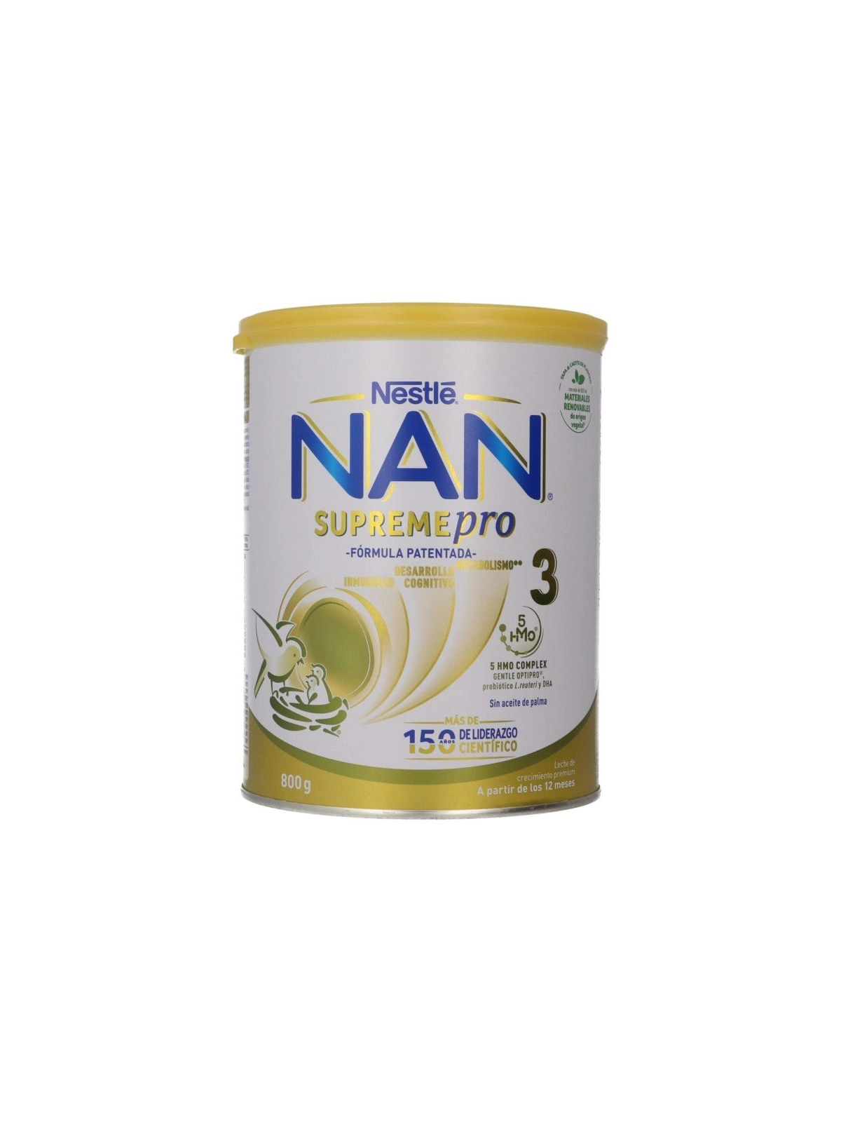 Nan SupremePro 3 Leche de Crecimiento 800 gr