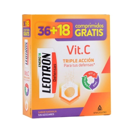 Leotron Vitamina C Pack 36+18 comprimidos