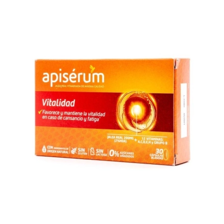 Apisérum Vitalidad 30 cápsulas