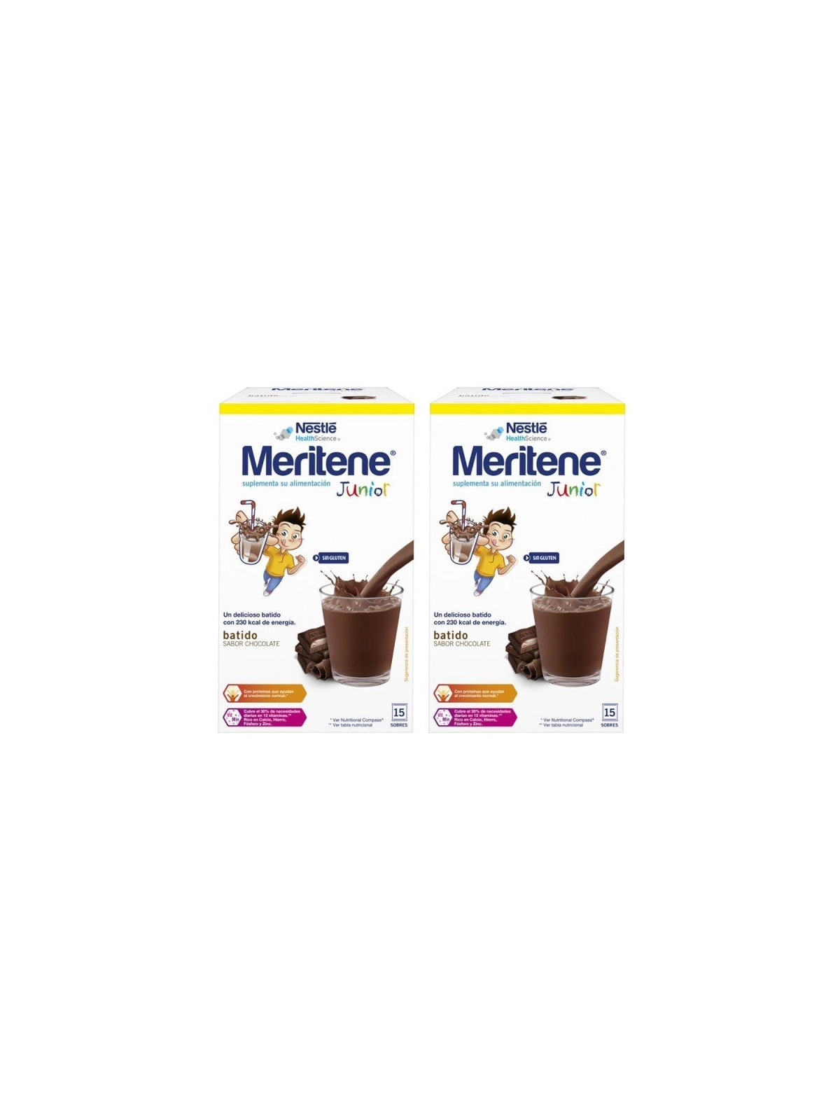 Meritene Junior Chocolate Duplo 2x1