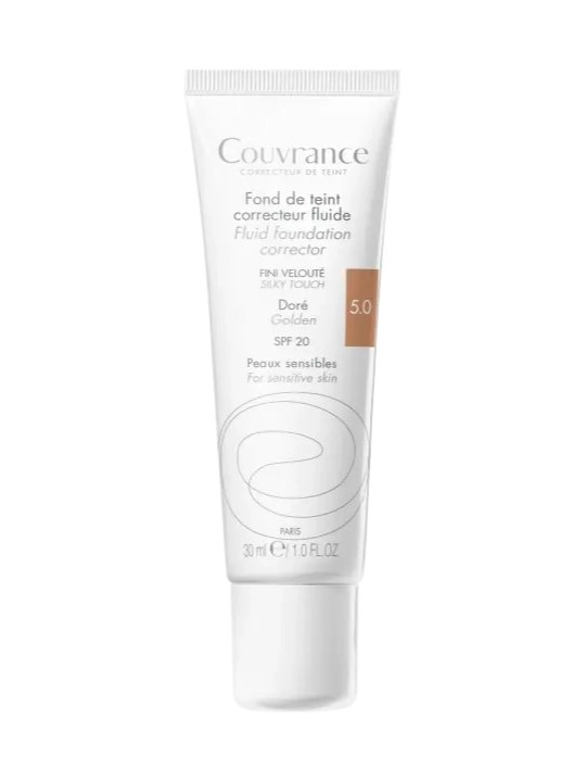 Avène Couvrance Base de Maquillaje Fluida 5.0 Dorado