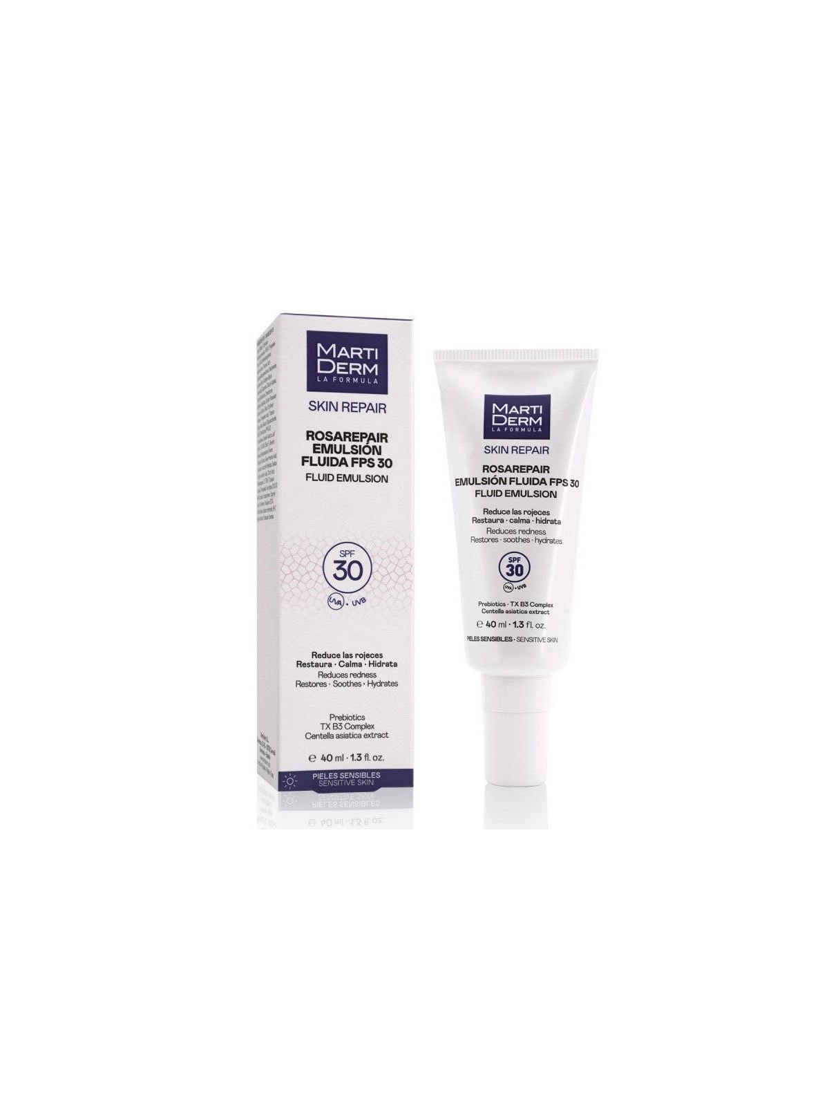 MartiDerm Rosarepair Emulsión Fluida Spf30