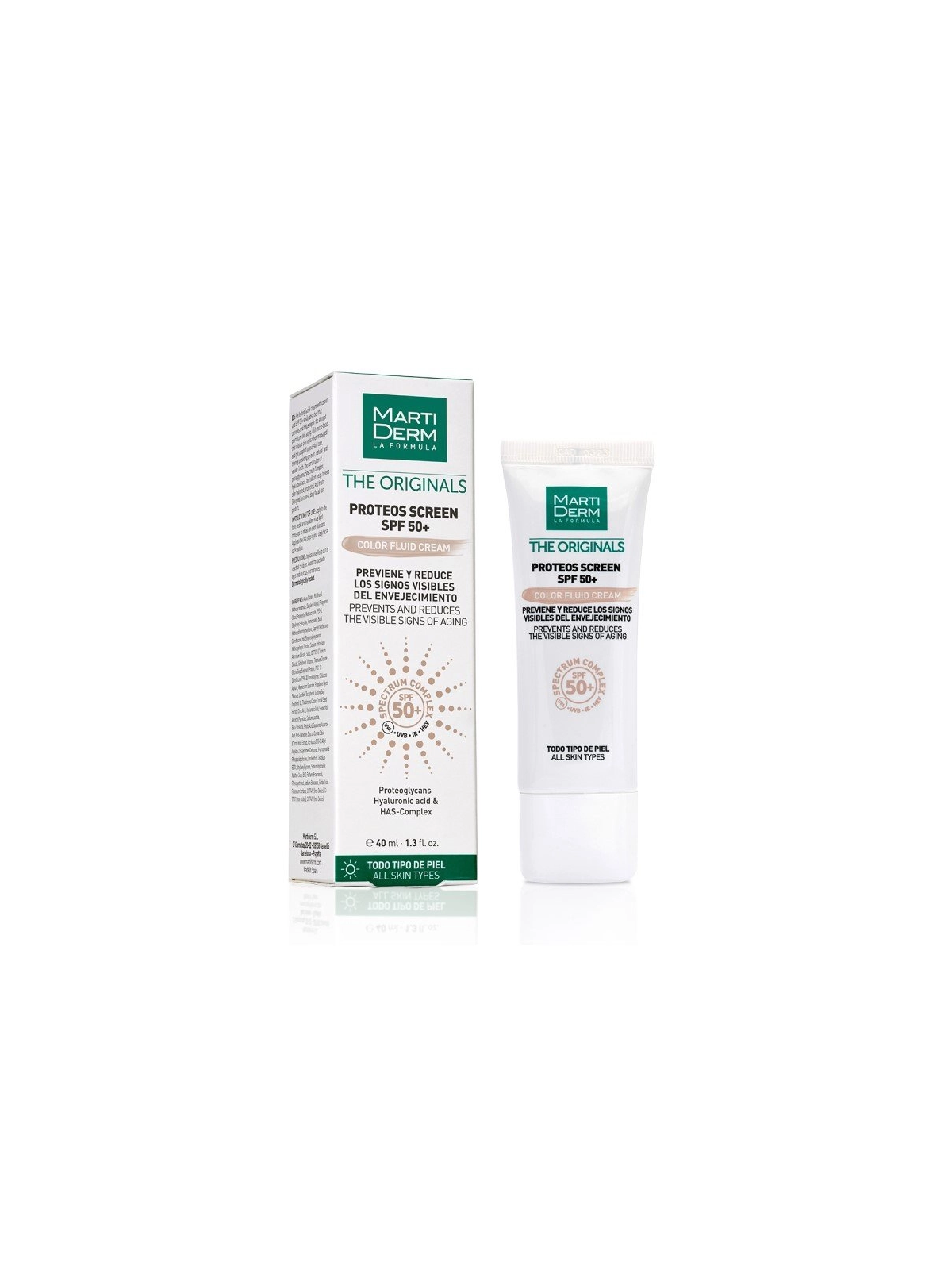 MartiDerm Proteos Screen Color Fluid cream Spf50+