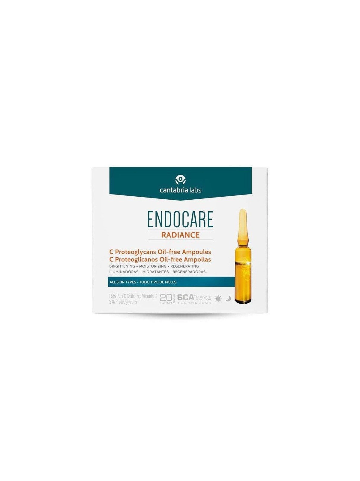 Endocare Radiance C Proteoglicanos Oil-free 30 ampollas