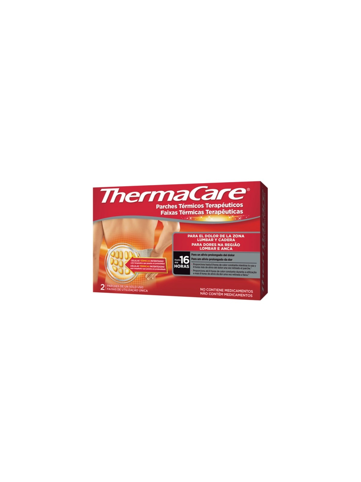 Thermacare Lumbar y Cadera 2 parches