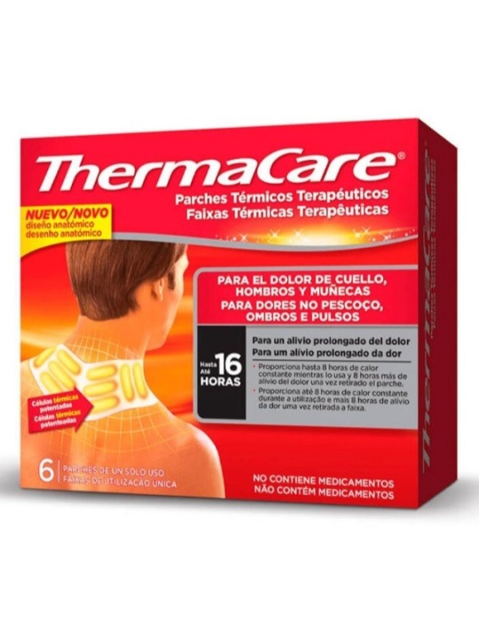 ThermaCare Cuello Hombros Muñecas 6 parches