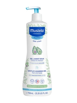 Mustela Gel Limpiador Suave con Aguacate 750 ml