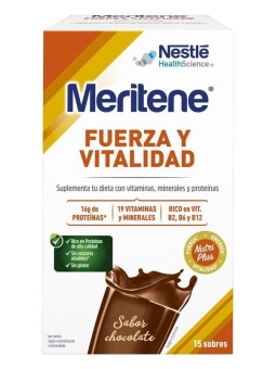 Meritene Fuerza y Vitalidad Chocolate 15 sobres