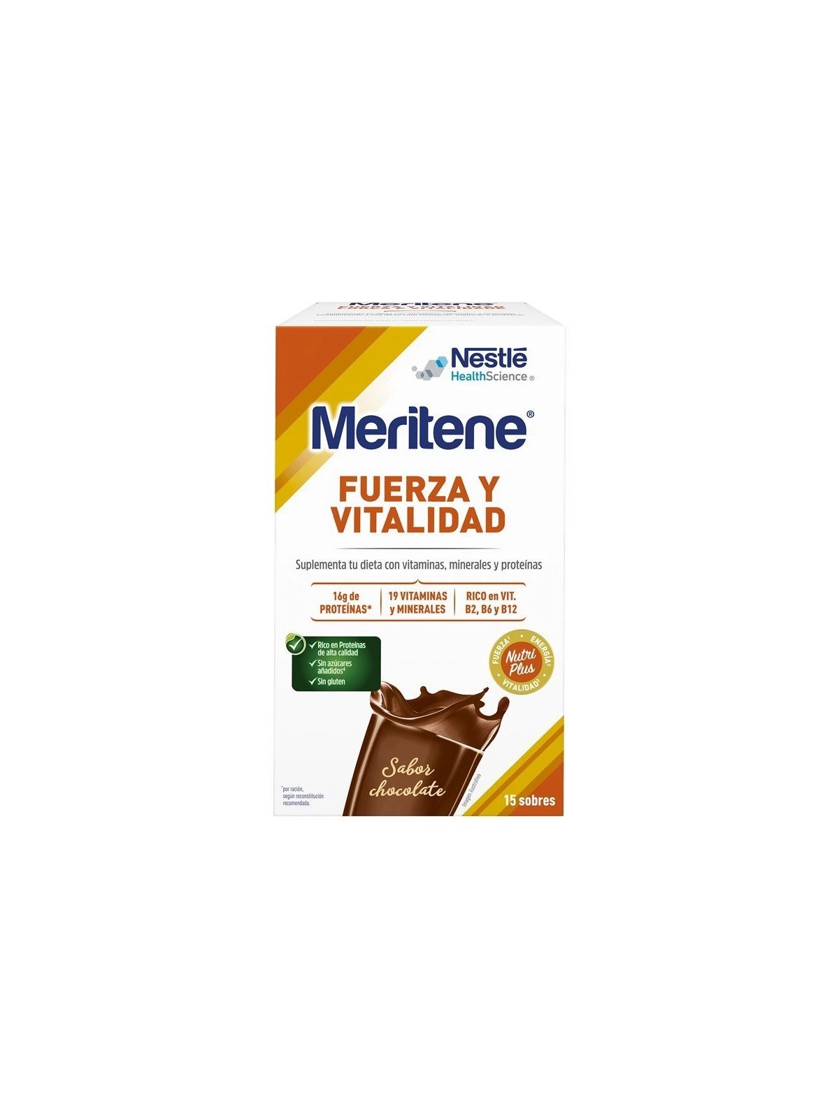 Meritene Fuerza y Vitalidad Chocolate 15 sobres