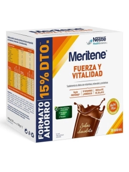 Meritene Fuerza y Vitalidad Chocolate 30 sobres