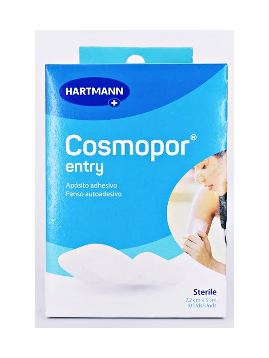 Cosmopor Steril 7,2x5 cm 10 Apósitos