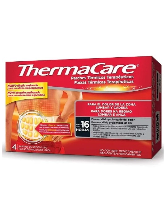 Thermacare Lumbar y Cadera 4 parches