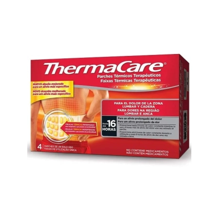 Thermacare Lumbar y Cadera 4 parches