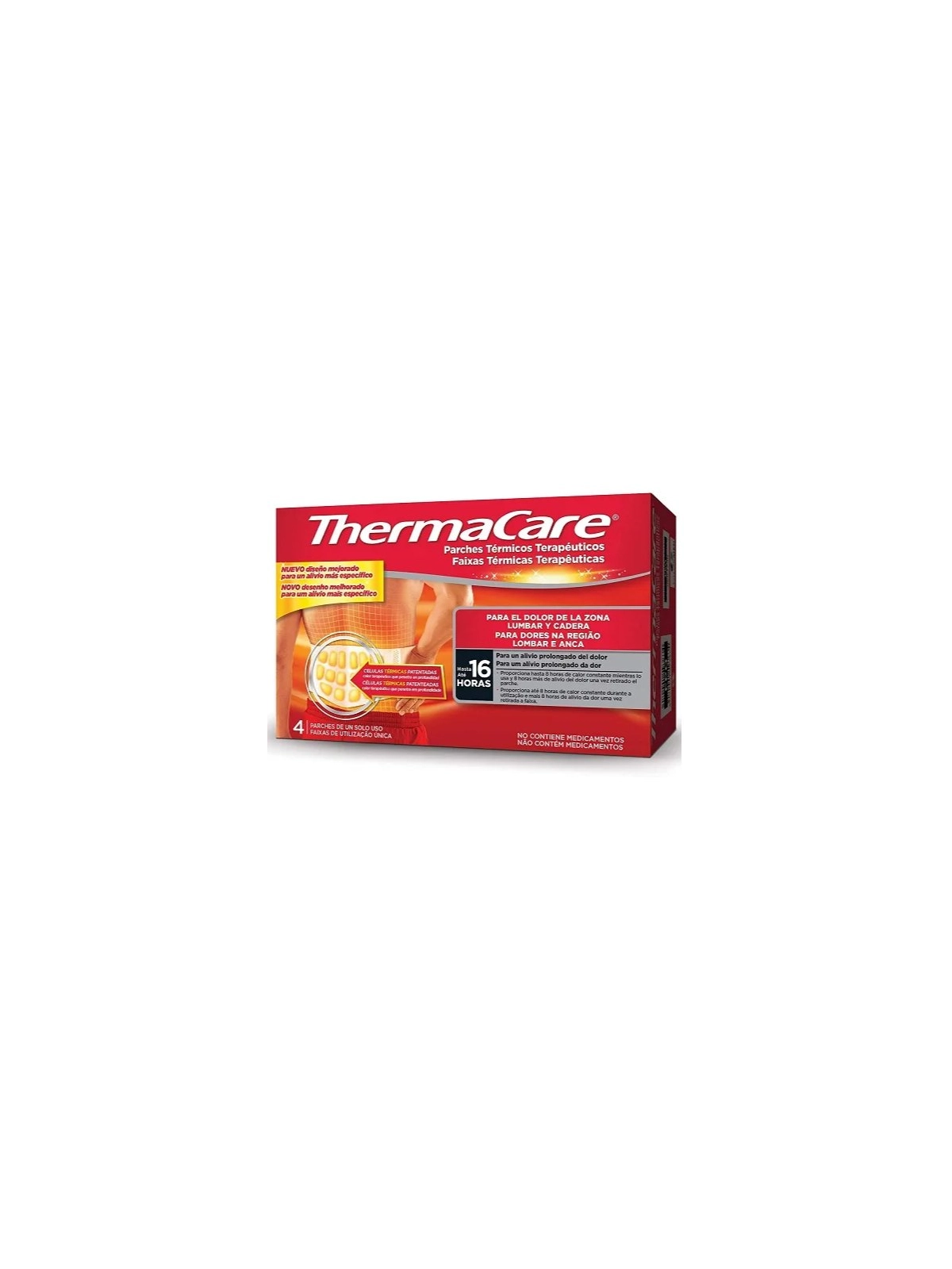 Thermacare Lumbar y Cadera 4 parches