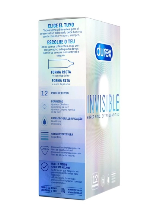 Durex Invisible 12 unidades