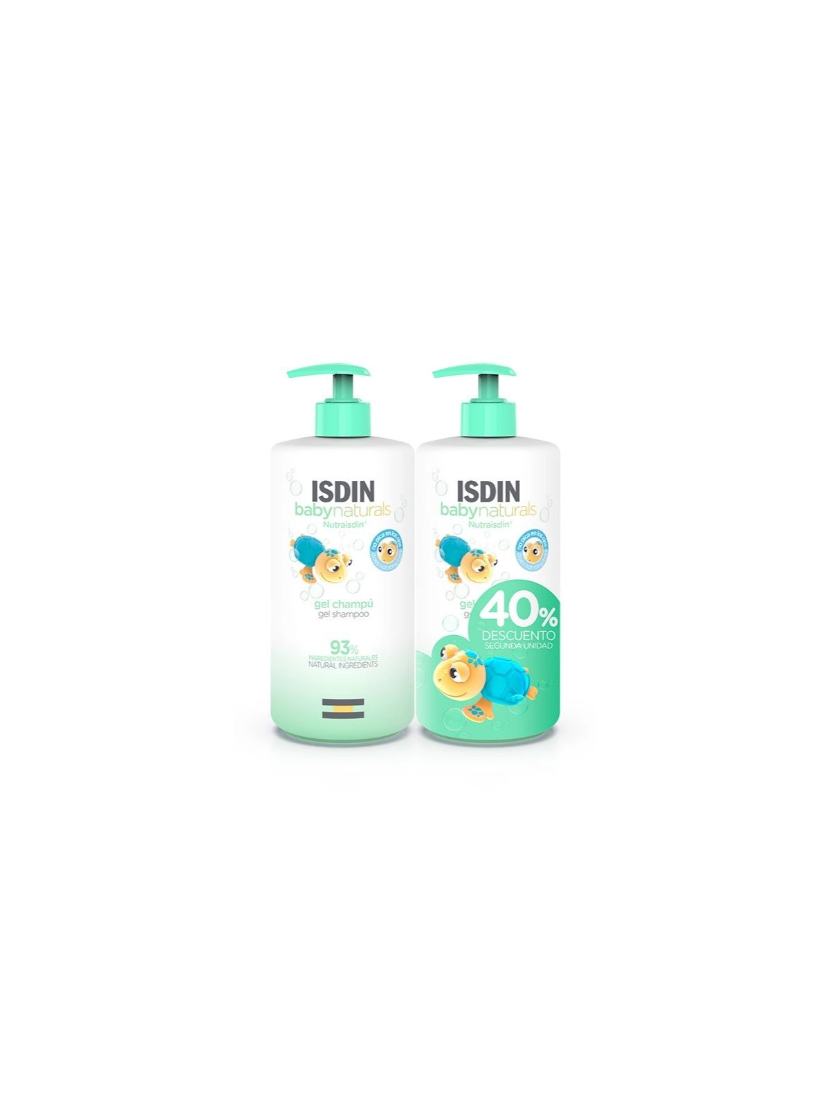 BabyNaturals Gel Champú 750 ml Duplo