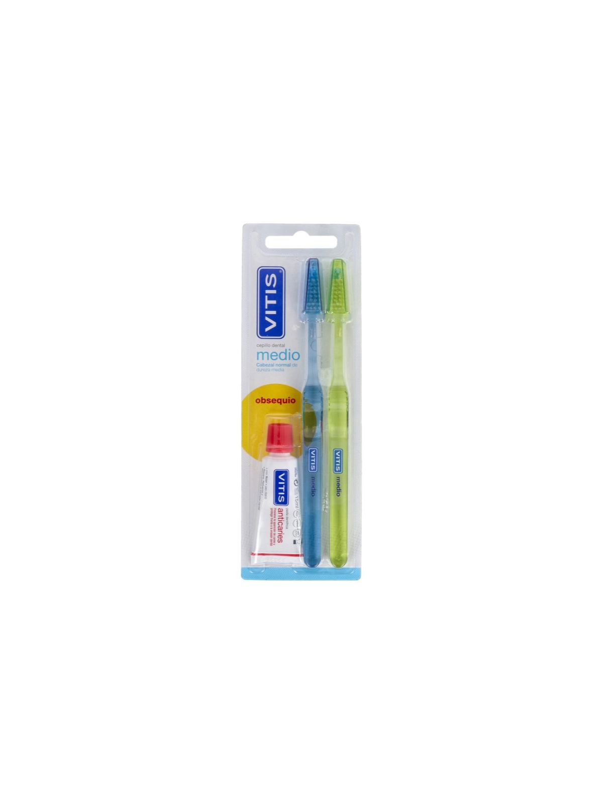 Vitis Medio Cepillo Dental Duplo