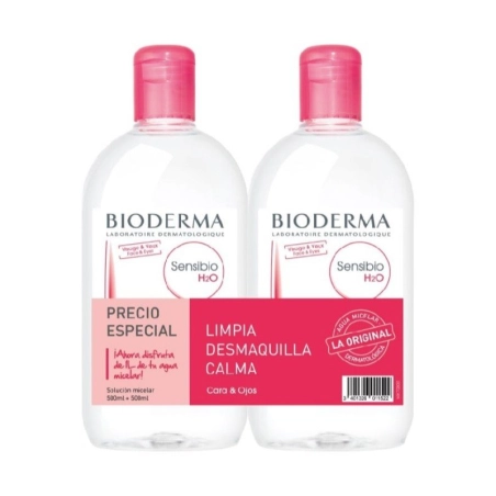 Bioderma Sensibio H2O Agua Micelar 500 ml Duplo