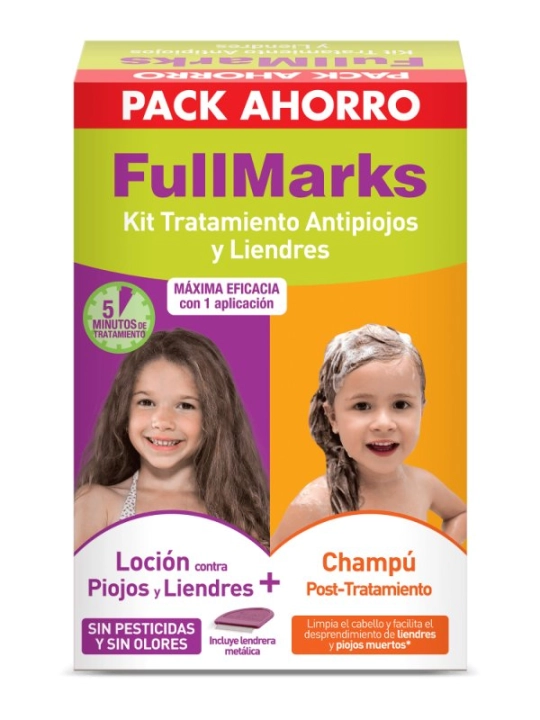 FullMarks Kit Antipiojos y Liendres Pack