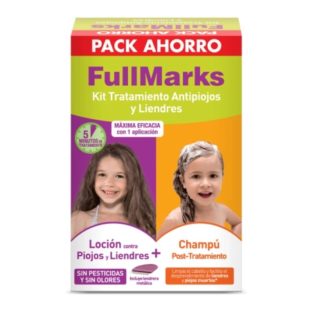 FullMarks Kit Antipiojos y Liendres Pack