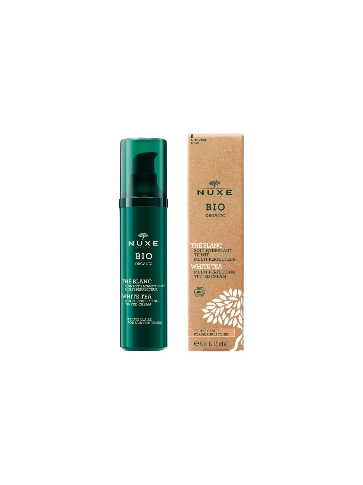 Nuxe Bio Organic Hidratante Color Tono Claro