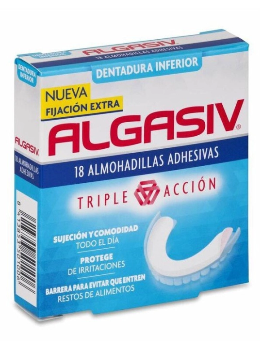 Algasiv Dentadura Inferior 18 almohadillas