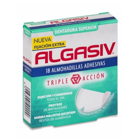 Algasiv Dentadura Superior 18 almohadillas