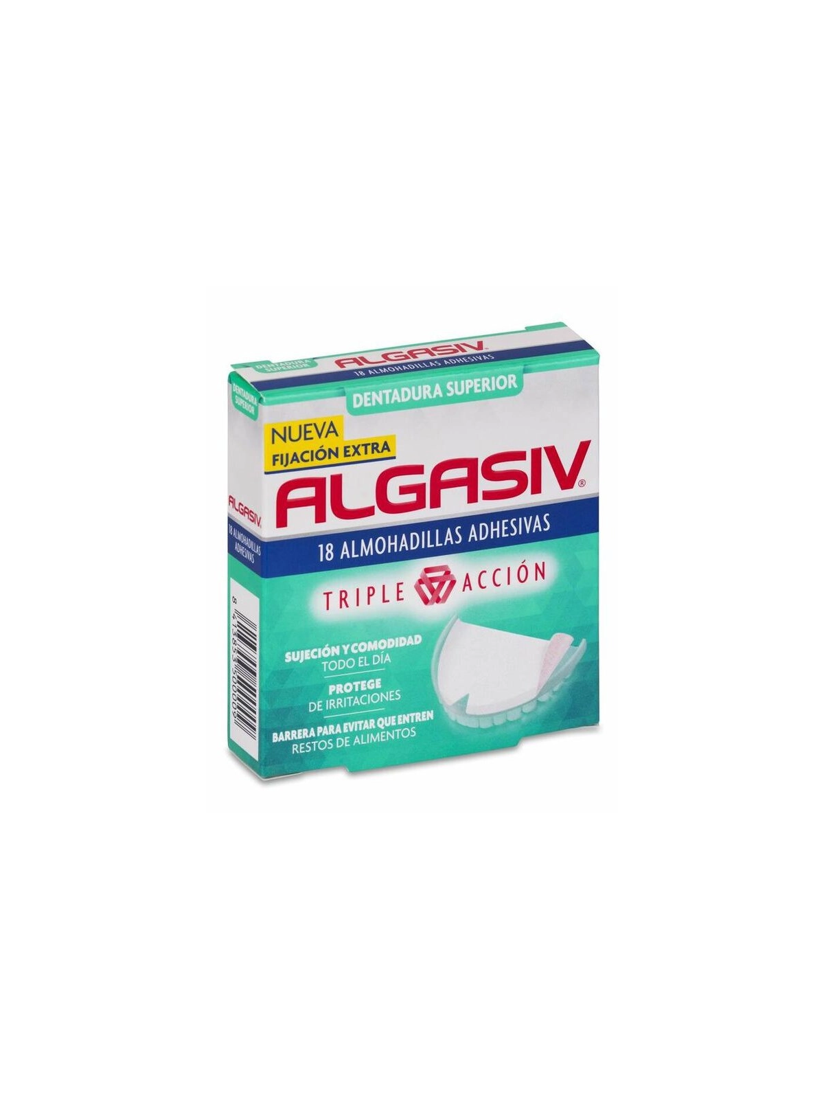 Algasiv Dentadura Superior 18 almohadillas