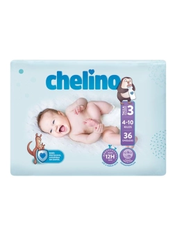 Chelino Pañales Talla 3 4-10 kg