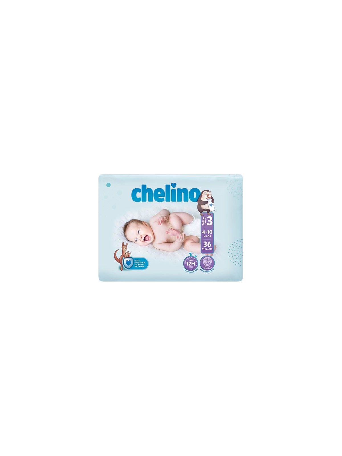 Chelino Pañales Talla 3 4-10 kg