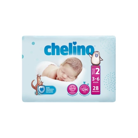 Chelino Pañales Talla 2 3-6 kg