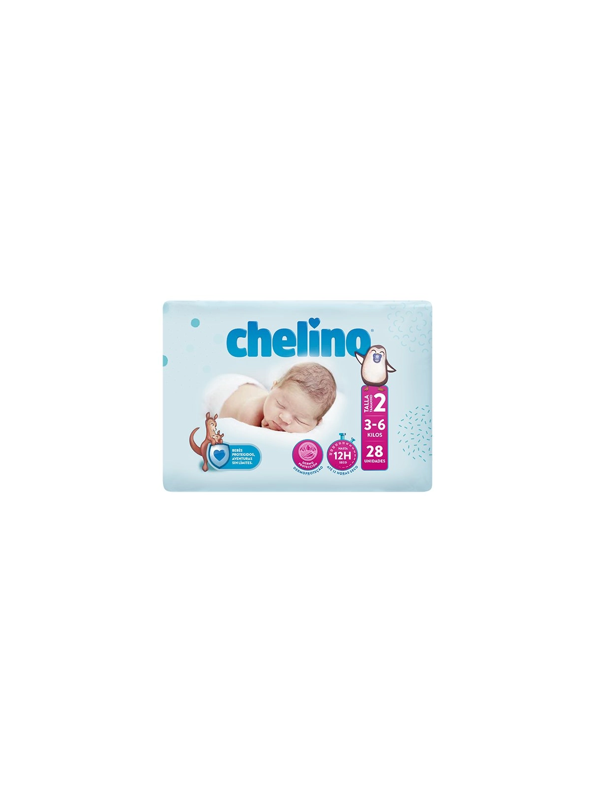 Chelino Pañales Talla 2 3-6 kg