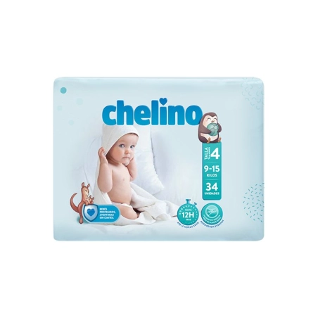 Chelino Pañales Talla 4 9-15 kg