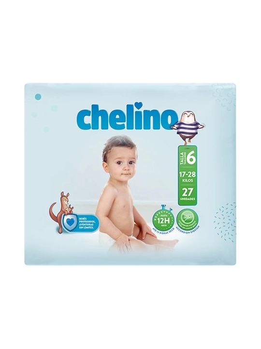 Chelino Pañales Talla 6 17-28 kg