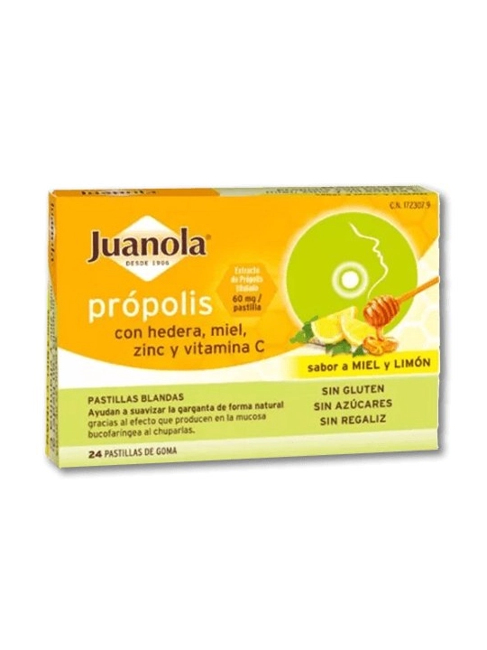 Juanola Própolis con Hedera Sabor Miel y Limón