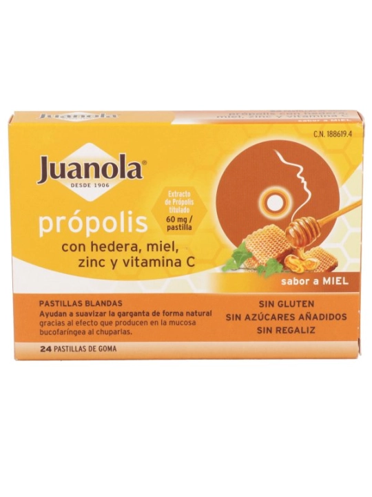 Juanola Própolis con Hedera Sabor Miel