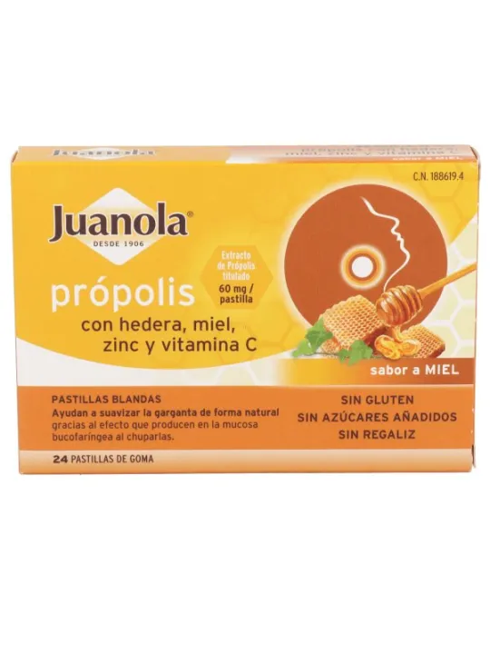 Juanola Própolis con Hedera Sabor Miel