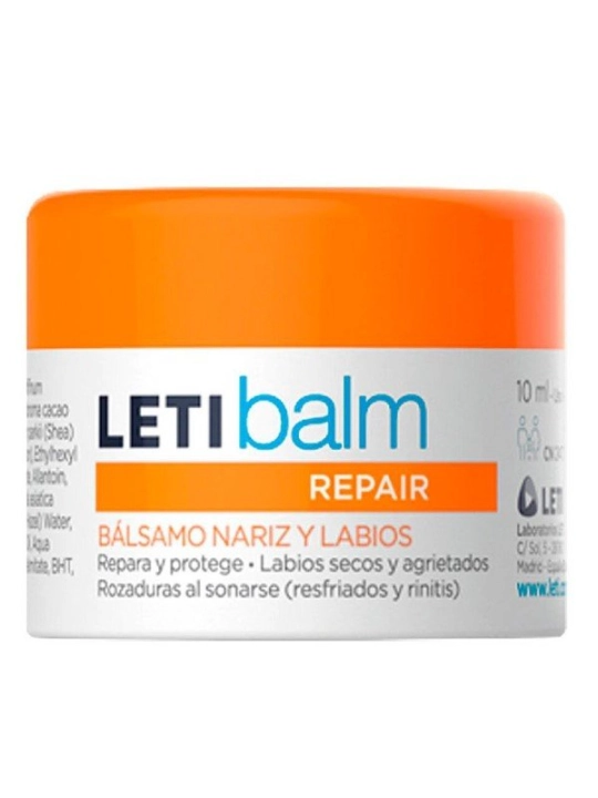 LETIbalm Pediátrico Bálsamo Reparador Nariz y Labios